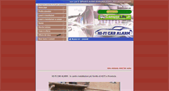 Desktop Screenshot of hificaralarm.it